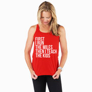 Flowy Racerback Tank Top - Then I Teach The Kids