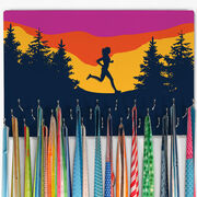Running Large Hooked on Medals Hanger - Happy Hour