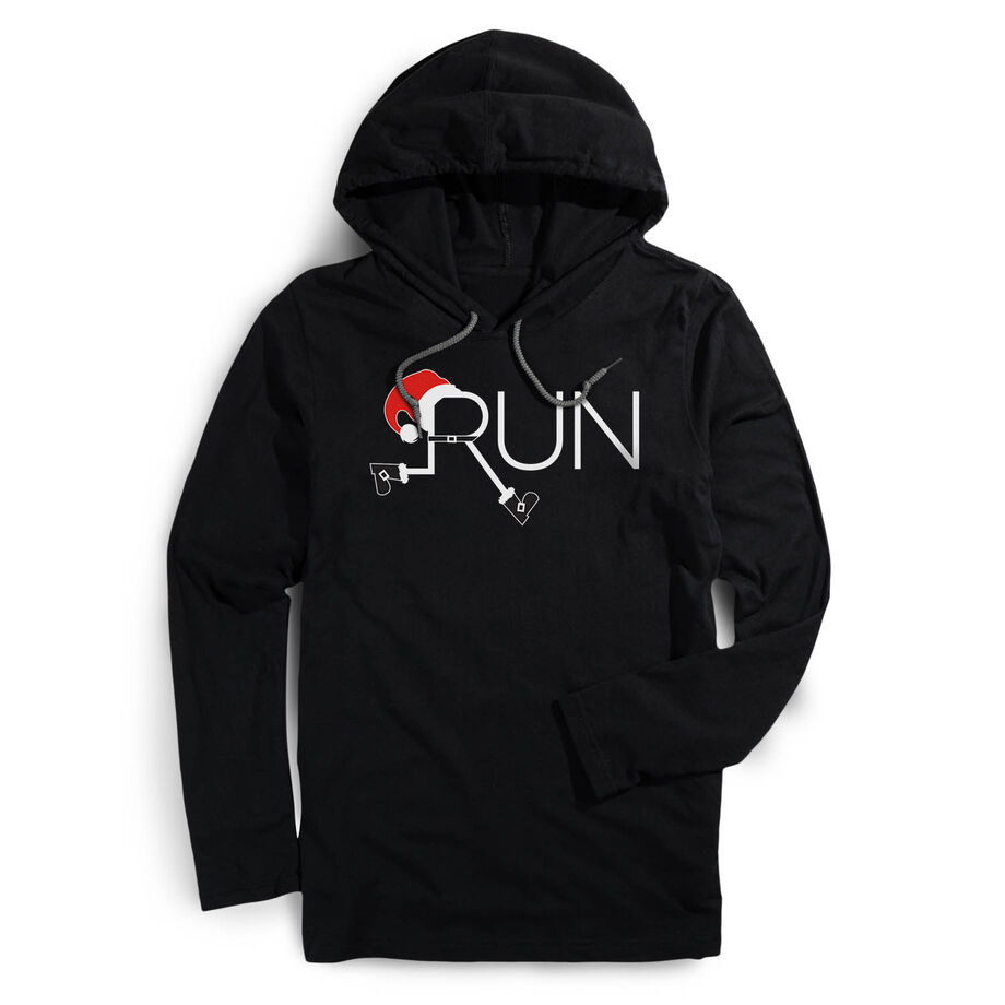 Running Lightweight Hoodie - Let's Run For Christmas