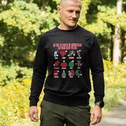 Running Raglan Crew Neck Sweatshirt - The 12 Miles of Christmas