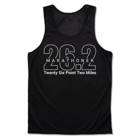 Men's Running Performance Tank Top - Marathoner 26.2 Miles