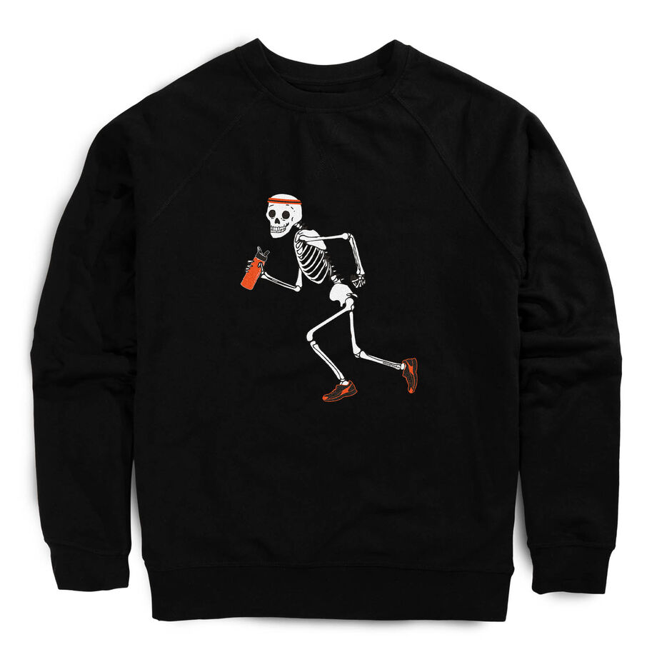 Running Raglan Crew Neck Pullover - Never Stop Running