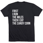 Running Short Sleeve T-Shirt - Then I Eat The Candy Corn