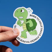 Running Sticker - Born to Dilly Dally