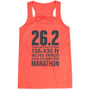 Flowy Racerback Tank Top - 26.2 Math Miles