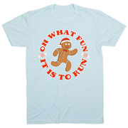 Running Short Sleeve T-Shirt - Oh What Fun It Is To Run