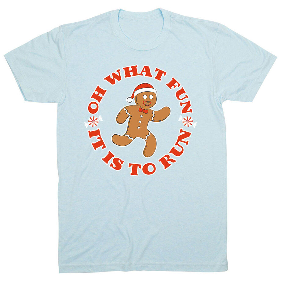 Running Short Sleeve T-Shirt - Oh What Fun It Is To Run