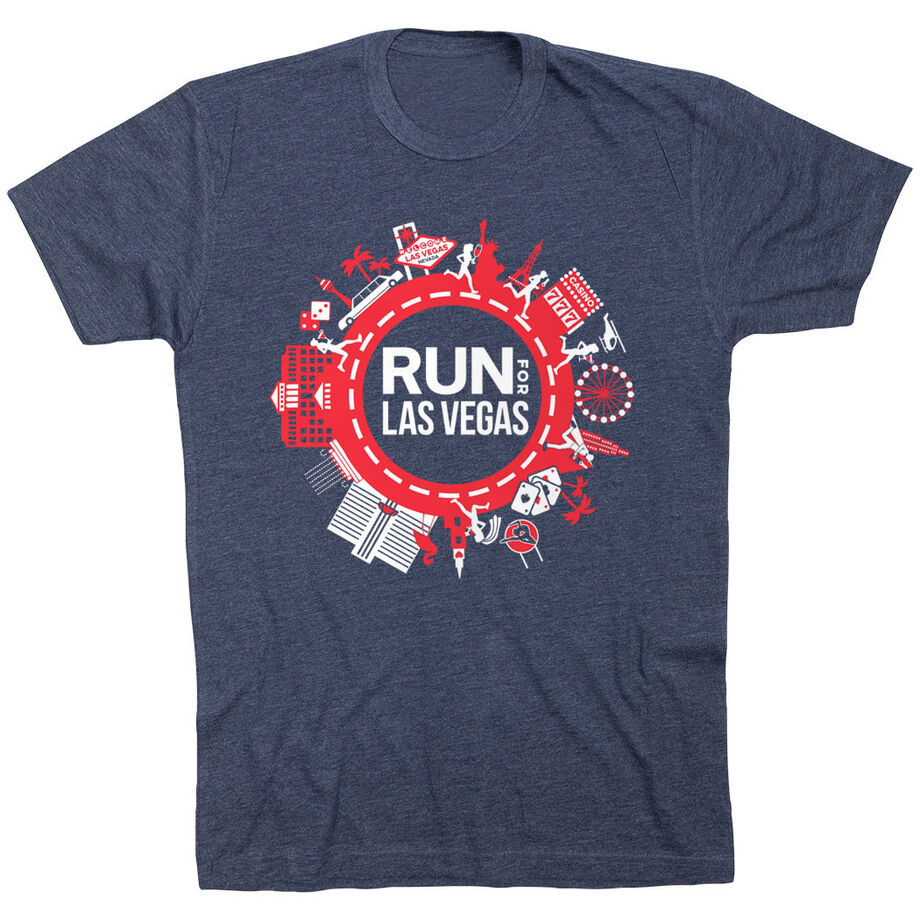 Running Short Sleeve T- Shirt - Run for Las Vegas