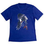 Women's Short Sleeve Tech Tee - Because of The Brave