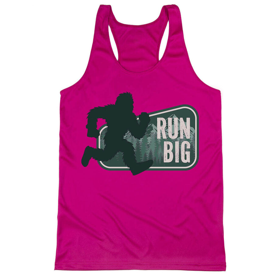 Women's Racerback Performance Tank Top - Run Big