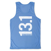 Men's Running Performance Tank Top - 13.1 Half Marathon Vertical