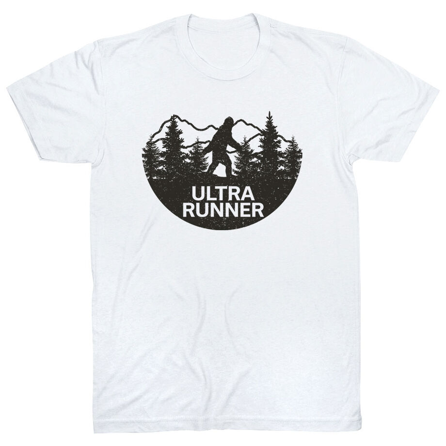 Running Short Sleeve T-Shirt - Ultra Runner Bigfoot