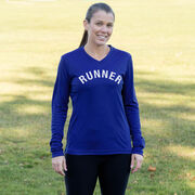 Women's Long Sleeve Tech Tee - Runner Arc