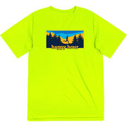 Men's Running Short Sleeve Performance Tee - Happy Hour Runner