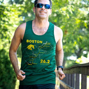 Men's Running Performance Tank Top - Boston Route