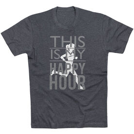 Running Short Sleeve T-Shirt - This Is My Happy Hour