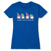 Women's Everyday Runners Tee - Runnin' With My Gnomies&reg; - Christmas