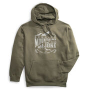 Statement Fleece Hoodie - Running Mountains