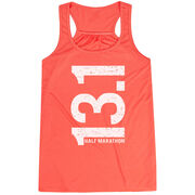 Flowy Racerback Tank Top - 13.1 Half Marathon Vertical