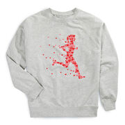 Running Raglan Crew Neck Pullover - Heartfelt Run