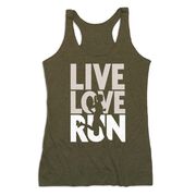 Women's Everyday Tank Top - Live Love Run Silhouette