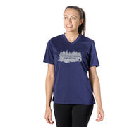 Women's Short Sleeve Tech Tee - Into the Forest I Must Go Hiking