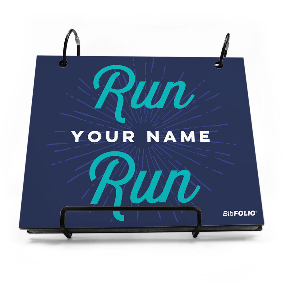 BibFOLIO&reg; Race Bib Album - Run Your Name Run Artist Style