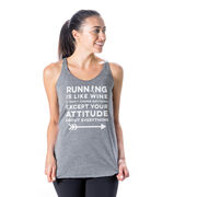 Women's Everyday Tank Top - Running is Like Wine
