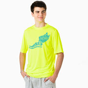 Cross Country Short Sleeve Performance Tee - Winged Foot Inspirational Words