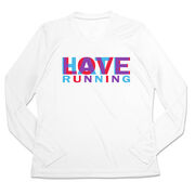 Women's Long Sleeve Tech Tee - Love Hate Running