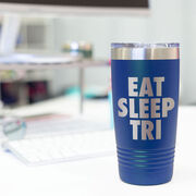 Triathlon 20 oz. Double Insulated Tumbler - Eat Sleep Tri