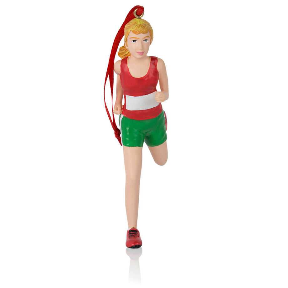 Running Ornament - Runner Girl Figure | Gone For a Run