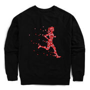 Running Raglan Crew Neck Pullover - Heartfelt Run