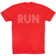 Running Short Sleeve T-Shirt - Run Lines