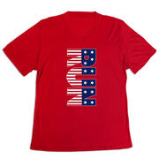 Women's Short Sleeve Tech Tee - Patriotic Run