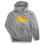 Statement Fleece Hoodie - Here Comes The Sun