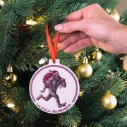 Running Round Ceramic Ornament - Ultra Runner