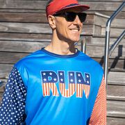 Men's Running Long Sleeve Performance Tee - Patriotic Run