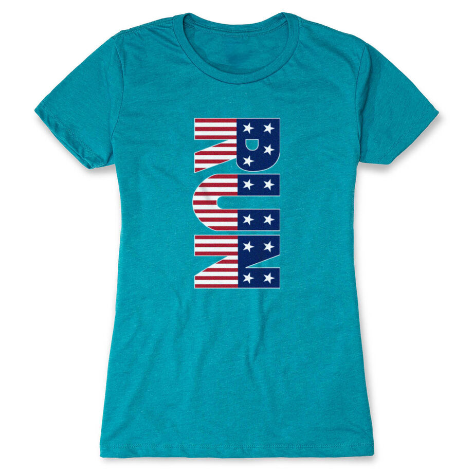 Women's Everyday Runners Tee - Patriotic Run