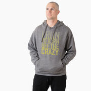 Statement Fleece Hoodie -  I Run To Burn Off The Crazy