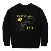 Running Raglan Crew Neck Pullover - Boston Route