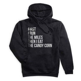 Statement Fleece Hoodie - Then I Eat The Candy Corn