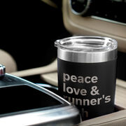 Running 20oz. Double Insulated Tumbler - Peace Love & Runner's High