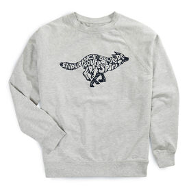Running Raglan Crew Neck Pullover - Free Spirit
