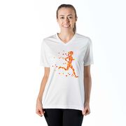 Women's Short Sleeve Tech Tee - Autumn Runner Girl