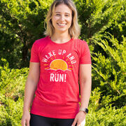 Women's Everyday Runners Tee - Wake Up And Run