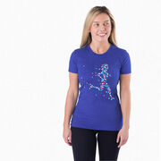 Women's Everyday Runners Tee - Patriotic Runner Girl