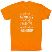 Running Short Sleeve T-Shirt - Miles of Friendship Mantra