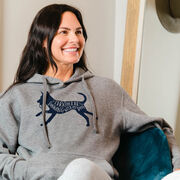 Statement Fleece Hoodie -  I'd Rather Be Running with My Dog