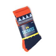 Socrates&reg; Mid-Calf Performance Socks - Strong & Courageous